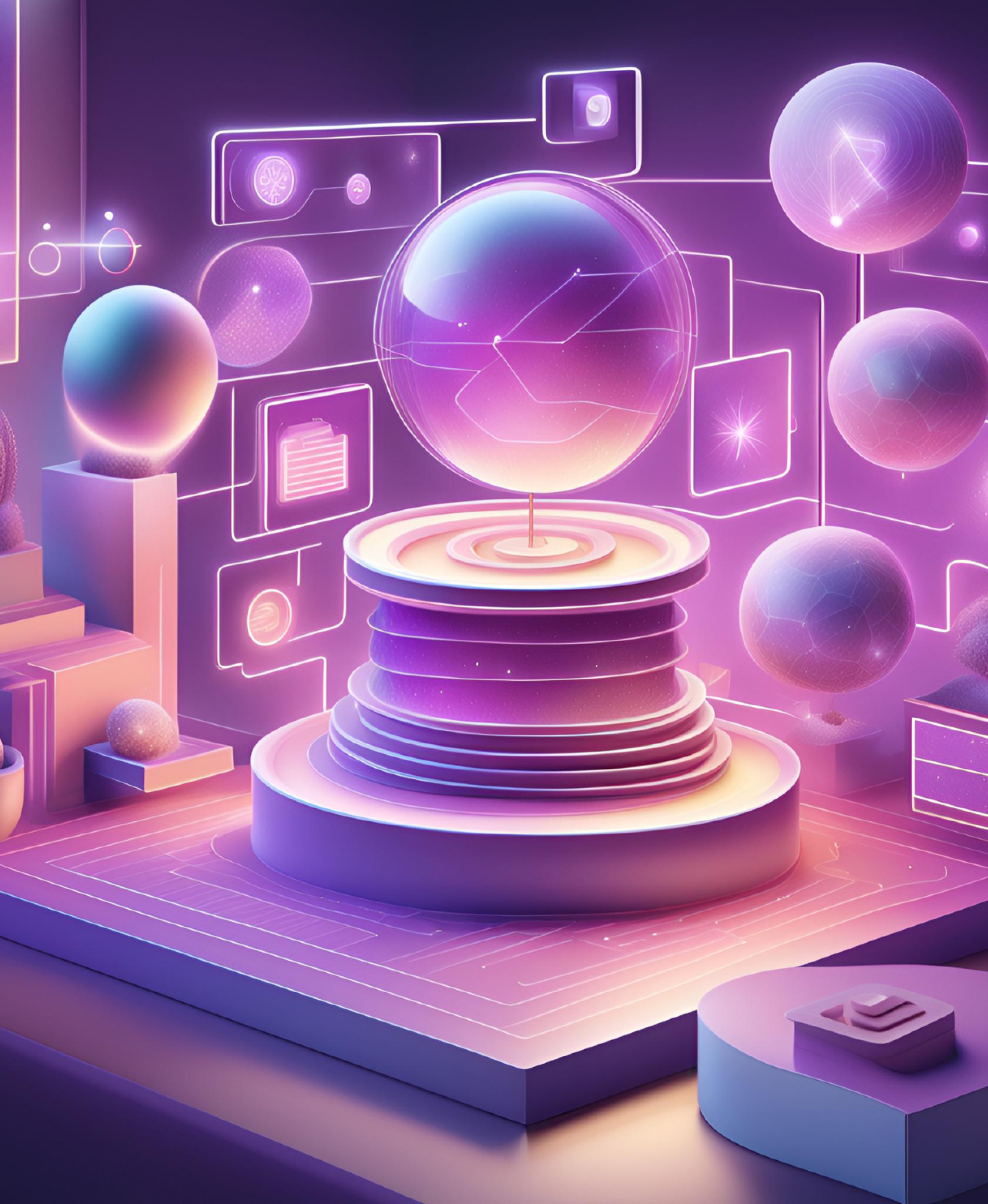 Business process 3d graphic